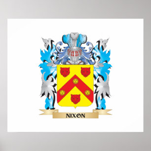 Nixon-Wappen - Familienwappen Poster