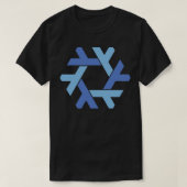 NixOS-Logo-Aufkleber T-Shirt (Design vorne)