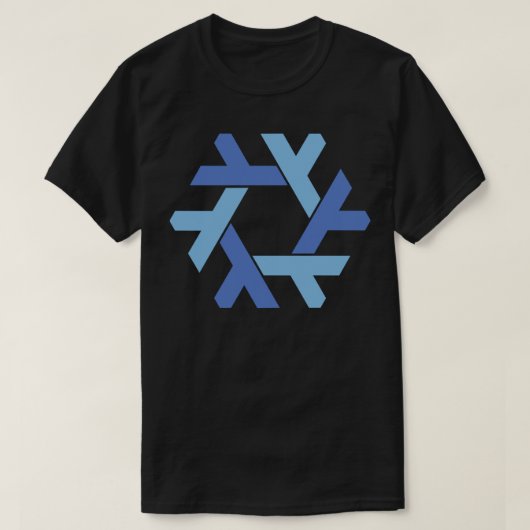 NixOS-Logo-Aufkleber T-Shirt (Design vorne)
