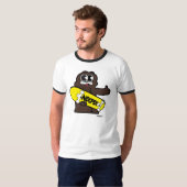 Nixpix Hundemaskottchen (Licht) T-Shirt (Vorne ganz)