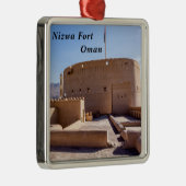 Nizwa Fort in Nizwa, Oman Ornament Aus Metall (Rechts)