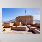 Nizwa Fort in Nizwa, Oman Poster (Vorne)