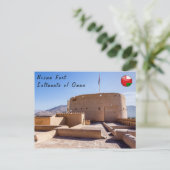 Nizwa Fort in Nizwa, Oman Postkarte (Stehend Vorderseite)