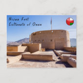 Nizwa Fort in Nizwa, Oman Postkarte (Vorderseite)
