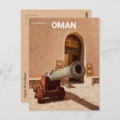 Nizwa Fort Oman Postkarte (Vorne/Hinten)
