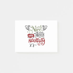 Nizza bis zum erwiesenen Übel Post-it Klebezettel