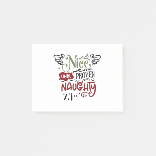 Nizza bis zum erwiesenen Übel Post-it Klebezettel (Vorderseite)