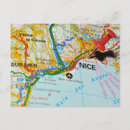 Nizza, Côte d'Azur, Frankreich Postkarte