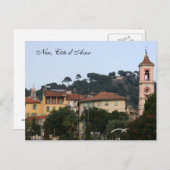 Nizza, Côte d'Azur Postkarte (Vorne/Hinten)