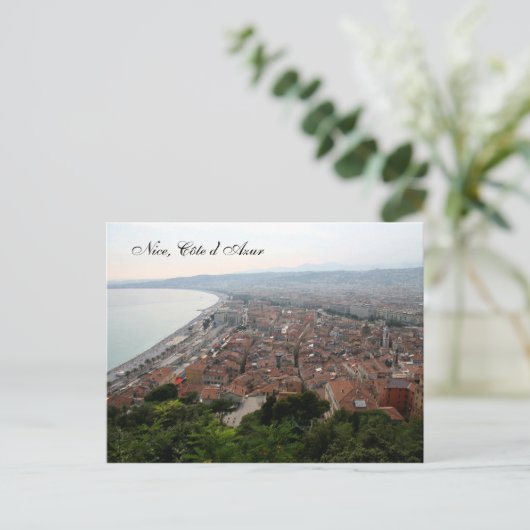 Nizza, Côte d'Azur Postkarte (Stehend Vorderseite)