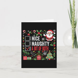 Nizza, ein bisschen ein wenig lustig Weihnachten W Karte