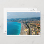 Nizza Frankreich an der Côte d'Azur Postkarte (Vorne/Hinten)