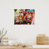 Nizza, Frankreich - Blume Poster (Küche)