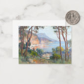 Nizza, Frankreich - Landschaftsmalerei Mitteilungskarte (Vorderseite/Rückseite Beispiel)