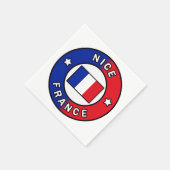 Nizza Frankreich Serviette (Ecke)