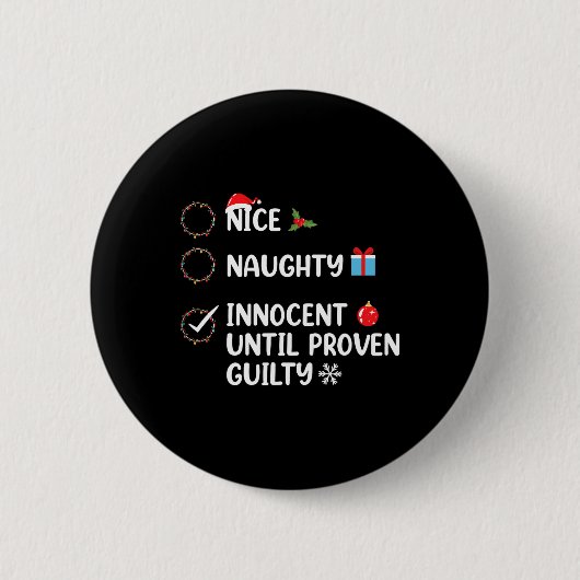 Nizza freche Unschuldige bis zum nachweislichen sc Button (Vorderseite)