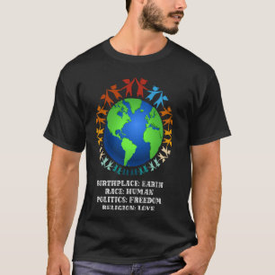 Nizza gegen Rassismusflüchtlinge Willkommen T-Shirt