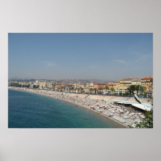 Nizza im Sommer Poster (Vorne)