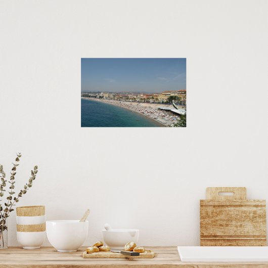 Nizza im Sommer Poster (Küche)