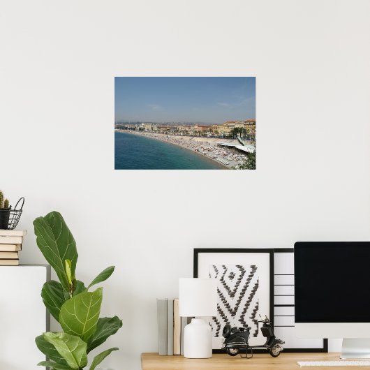 Nizza im Sommer Poster (Heimbüro)
