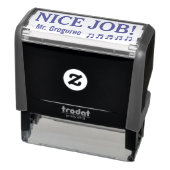 "NIZZA JOB!" Teacher Rubber Stamp Permastempel (Produkt)