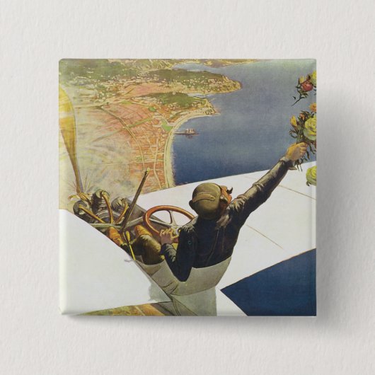 Nizza Sitzung d'Aviation Button (Vorderseite)