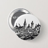 Nizza Stadt in Frankreich am Mittelmeer Button (Vorne & Hinten)