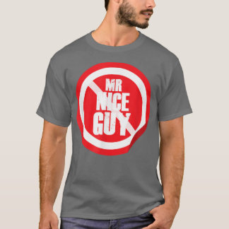 Nizza Typ Roter Traffic Schild Funny Minimal Coole T-Shirt