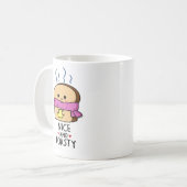 Nizza und Toasty Funny Toast Butter Puff Kaffeetasse (Vorderseite Links)