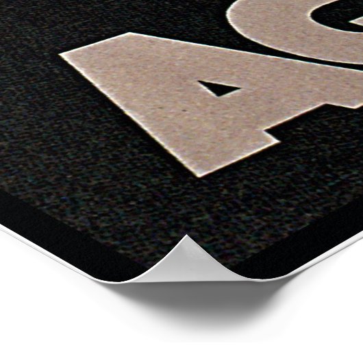 Nizzoli Agrigento Sicily Italien Poster (Ecke)