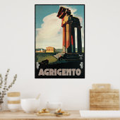 Nizzoli Agrigento Sicily Italien Poster (Küche)