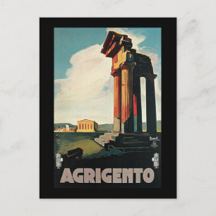 Nizzoli Agrigento Sicily Italien Postkarte