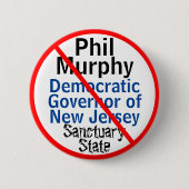 NJ Governor Murphy Democratic Sanctuary Staat Button (Vorderseite)