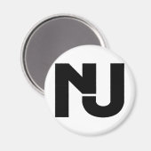 NJ Graphic Magnet (Vorderseite/Rückseite)