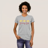 NJ Jersey Girl Pork Roll Breakfast Egg Sandwich T-Shirt (Vorne ganz)