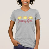 NJ Jersey Girl Pork Roll Breakfast Egg Sandwich T-Shirt (Vorderseite)