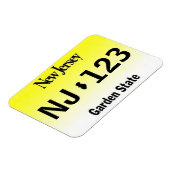 NJ License Plate Magnet (Linke Seite)
