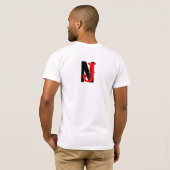 NJ (New Jersey) T-Shirt (Schwarz voll)