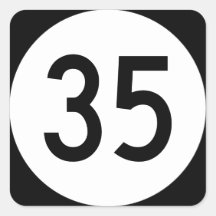 NJ Route 35 Aufkleber