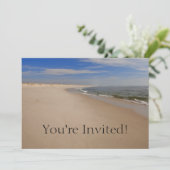 NJ Shore-Einladung Einladung (Stehend Vorderseite)
