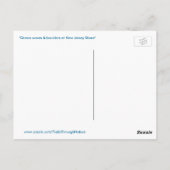 NJ Shore Ocean Waves Postkarte (Rückseite)