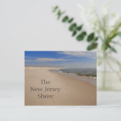 NJ Shore Postcard Postkarte (Stehend Vorderseite)