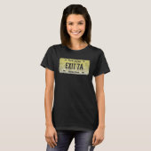 NJ Staat Vanity License Plate EXIT 7A T-Shirt (Vorne ganz)