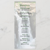 NJ - Waterfall Paterson NJ Wedding Program Programm (Rückseite)