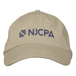 NJCPA Baseball Hat- Khaki - Bestickte Baseballkappe