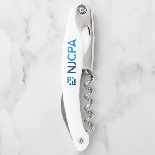 NJCPA Logo Flaschenöffner Kellnermesser (Rückseite)