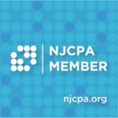 NJCPA Mitglied Vinyl Sticker - Kleine Kreise (Vorderseite)