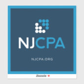 NJCPA Vinyl Sticker - groß (Blatt)