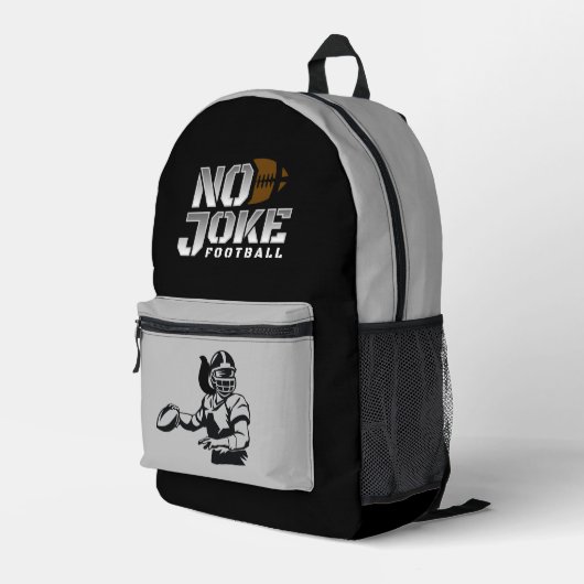 NJF QB BEDRUCKTER RUCKSACK (Rückseitige Ecke Rechts)