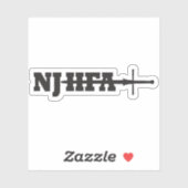NJHFA Decal Aufkleber (Blatt)